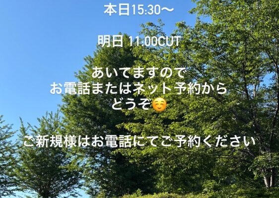 今週は、、