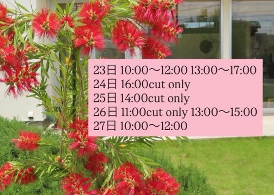 お待ちしてます☺︎